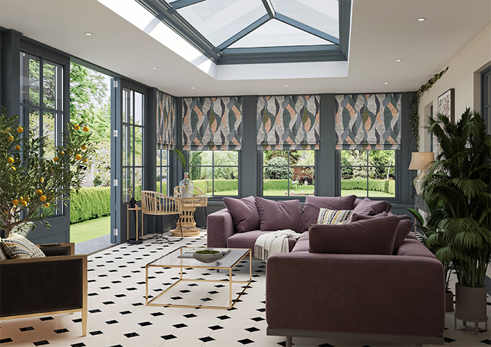 Anthurium, Camomile - Roman Blind - Image 6